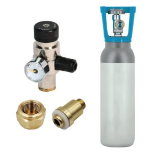 Kit gasatura - Bombola Co2 in acciaio ricaricabile 2kg
